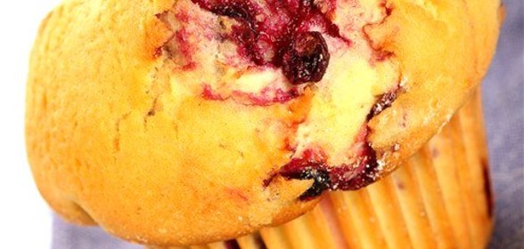 Маффины с черникой и корицей