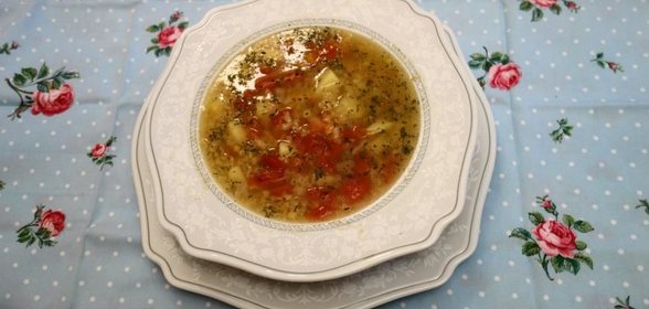 Чечевичная постная похлебка