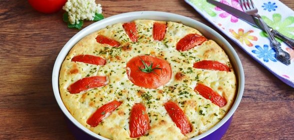 Пирог с цветной капустой.