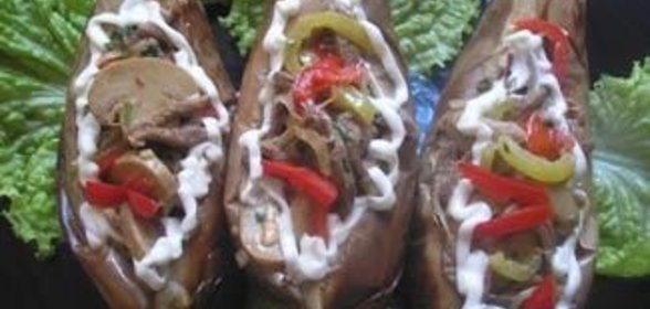 Фаршированные баклажаны