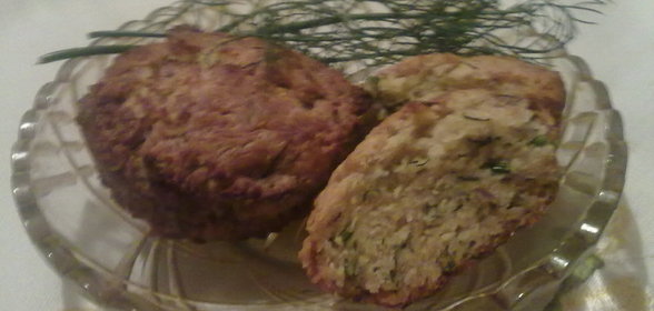 Сырные кексы с укропом и тмином