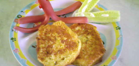 хлебушек в омлете