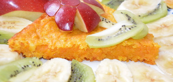 Постный морковный пирог!