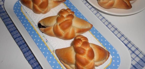 Постные пирожки с черникой