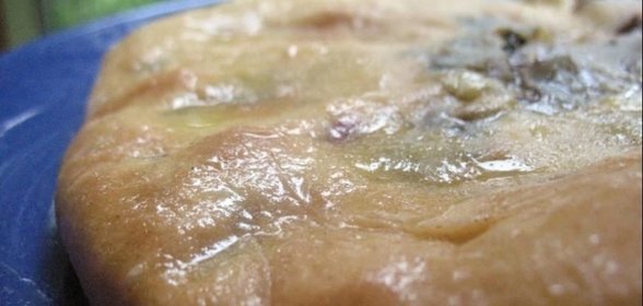 Лепешки с сыром и мангольдом