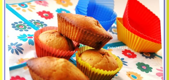 Кексики (маффины) с варёной сгущёнкой