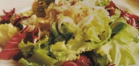 Открытый пирог с лисичками