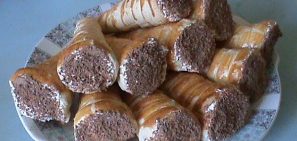 Слоеные трубочки