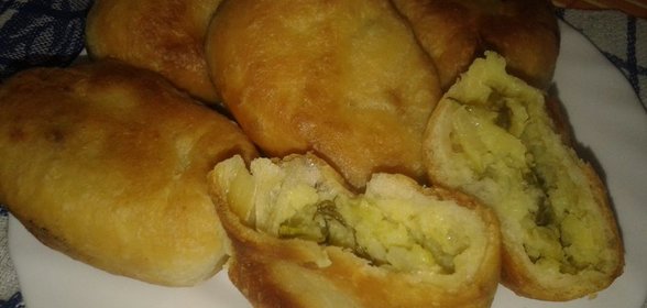 Пирожки из хрущевского теста...с двумя начинками)))