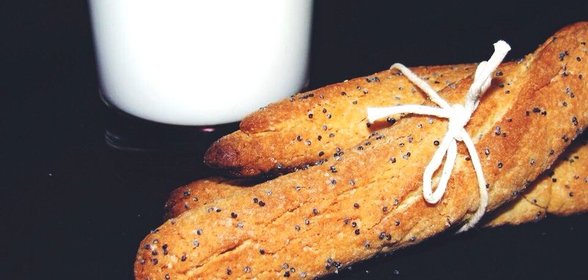 Песочное печенье с маком