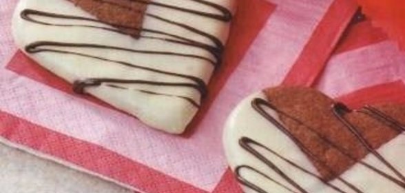 Песочное печенье «Шоколадные сердечки»