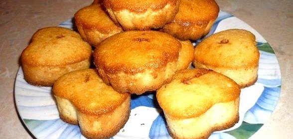 Кексы манные на кефире