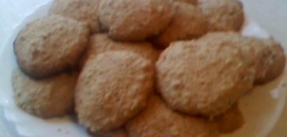 геркулесовое печенье с орехами