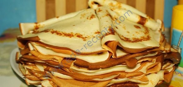 Блины для детей Маяковские
