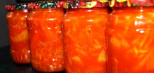 Лечо с фасолью на зиму