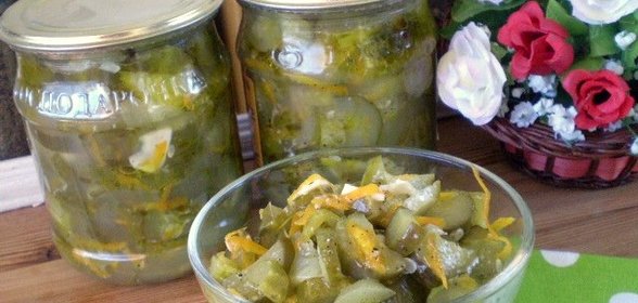 Салат из огурцов на зиму по-корейски