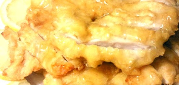 Курица с лимонным соусом