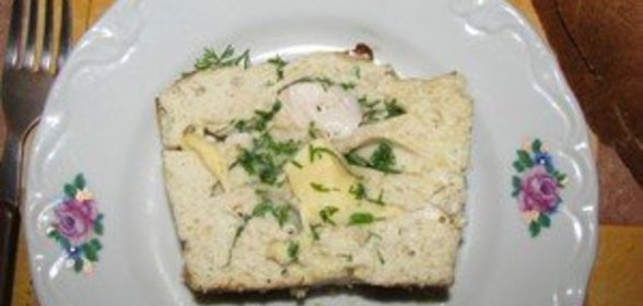 Вкусный кекс из курицы с начинкой (возможно, вариант)