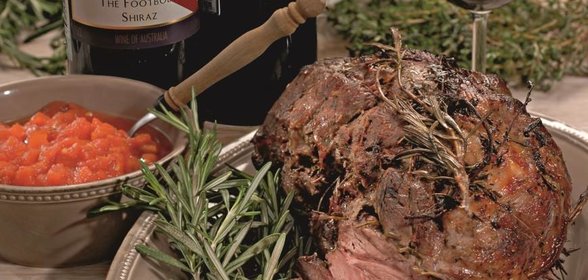 Жиго ягненка с томатным джемом