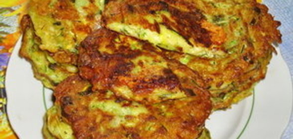 Оладьи кабачковые с сыром