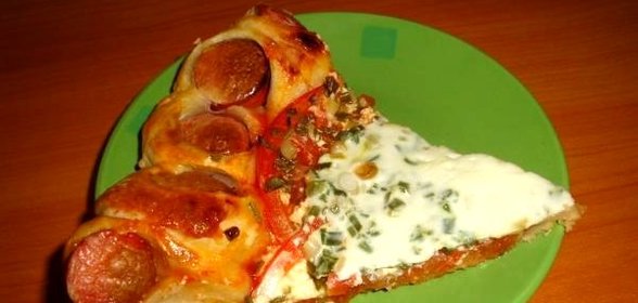 Пицца на дрожжевом тесте