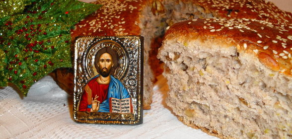 Христопсомо/хлеб Христа/ готовимся к встрече Нового года и Рождества