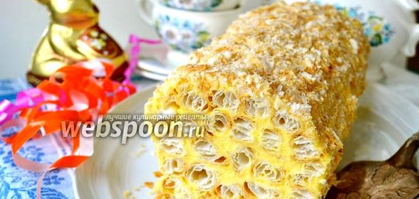 Слоёный рулет а-ля Наполеон