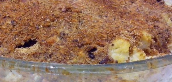 Запеканка из цветной капусты с сыром