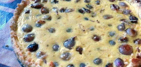 Пирог с луком-шалотом