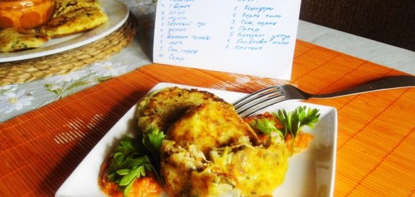 Сырники с кабачками.