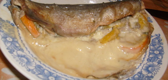 Ватрушка с картофельным пюре