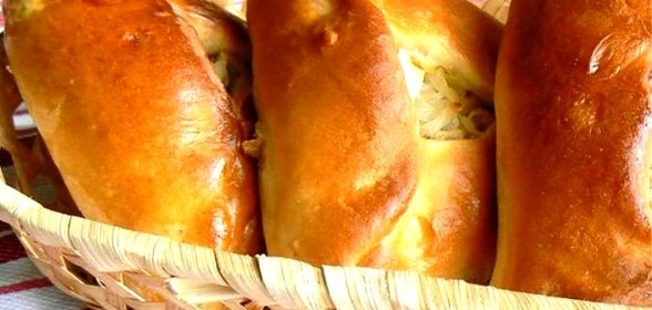 Расстегай с капустой и рыбой