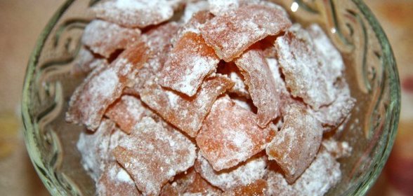 Цукаты из мандариновых корок