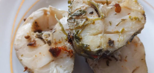 Минтай на пару (в мультиварке)