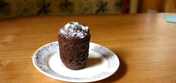 Шоколадный кекс за 5 минут