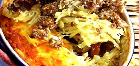 Запеканка из капусты и фарша