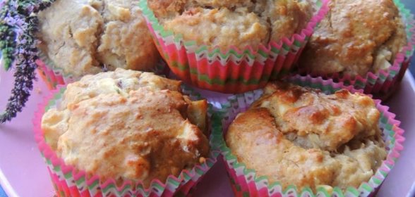 Овсяные кексы с яблоком