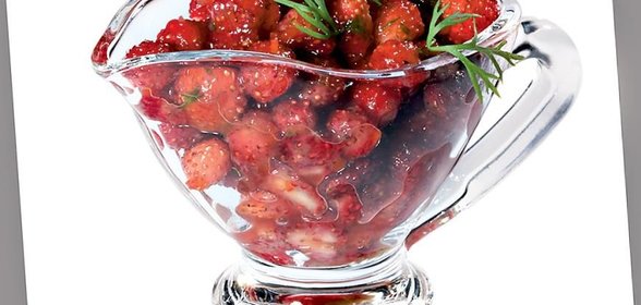 Острая сальса из земляники с лаймом