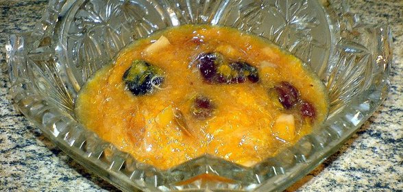 Джем из мандаринов и клюквы