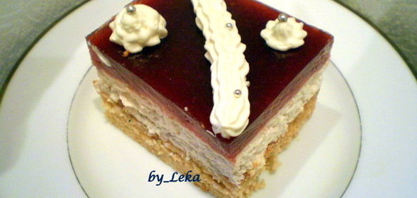 Пирожное Малина и розы