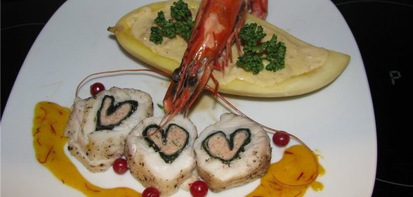 рулетик из черной трески