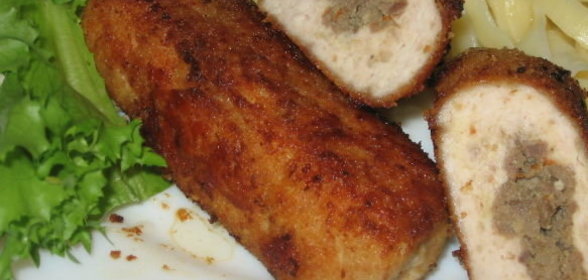 Сандвичи со шницелями и сыром