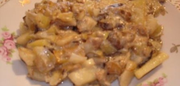 Грибы с картошкой