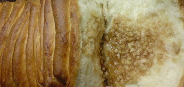 Сладкий хлеб Коричная гармошка