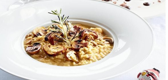 Ризотто с белыми грибами
