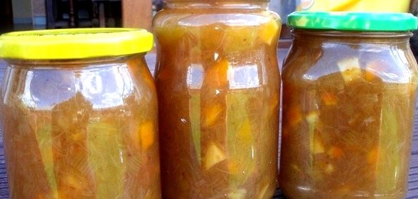 Варенье из ревеня с апельсином