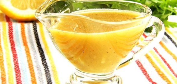 Медово-горчичный соус для лосося