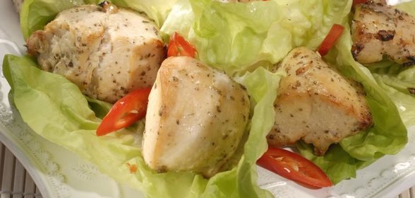 Филе индейки в лимонном маринаде