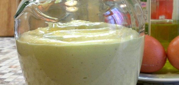 Домашний майонез на оливковом масле и лимоне