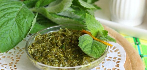 Мятно-апельсиновый соус